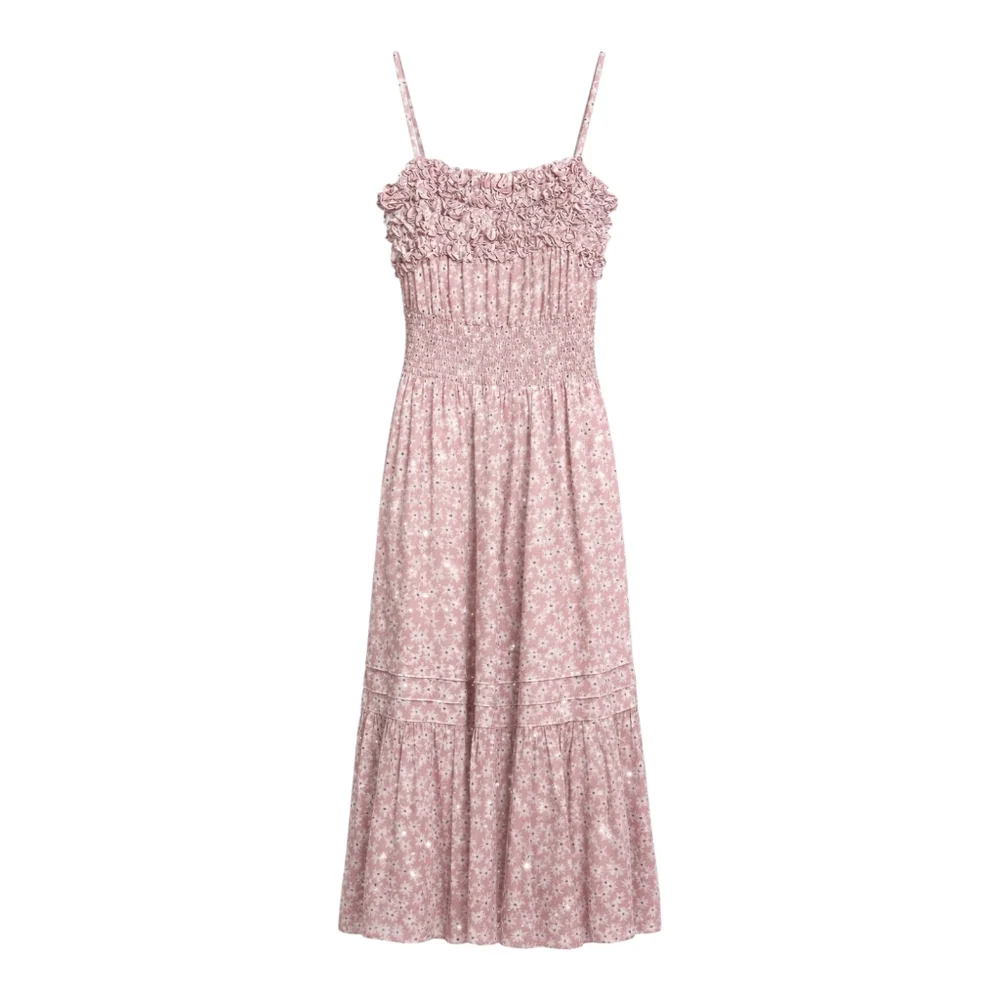 Rebecca Taylor Sleeveless Star Flower Smock Dress - Picture 1 of 5
